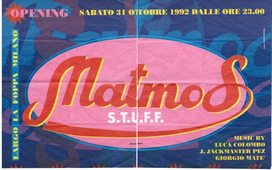 Flyer Matmos 1992